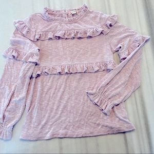 Crewcuts ruffled shirt
